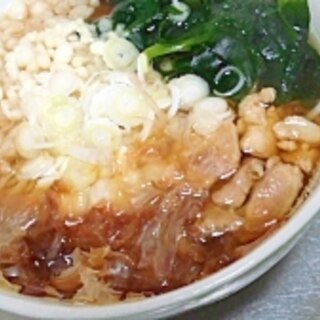 葱と鶏肉の煮麺